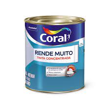 Tinta Látex Rende Muito acrílica 900ml branco neve Coral