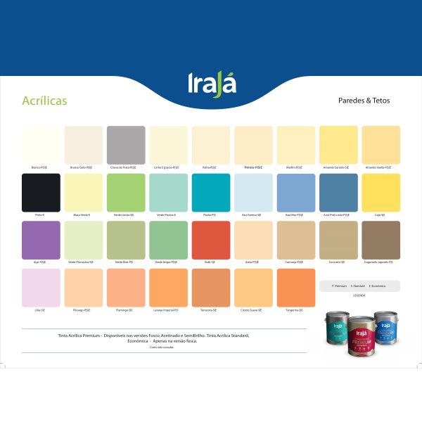 Tintas Irajá 3,6l (Diversas cores) - Image 2