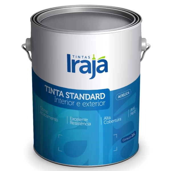 Tinta Irajá Standard 3,6L e 18L - Interior e exterior