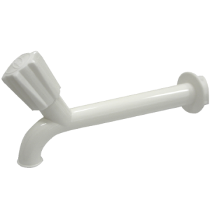 Torneira Multiuso Pia 15 cm Branca/Preta - Durín