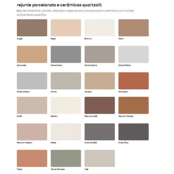 Rejunte porcelanatos e cerâmicas - Quartzolit - Image 2