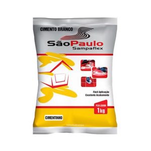 Cimento Branco 1Kg - Sampaflex