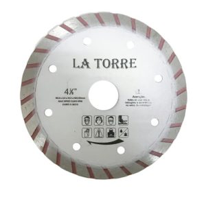 Disco diamantado turbo branco - La Torre