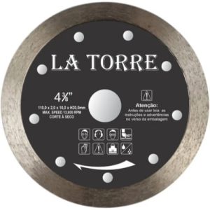 Disco diamantado contínuo preto - La Torre