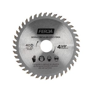 Serra circular c/videa 43/8X40D – Ferjá