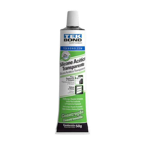 Silicone Acético Transparente 50g