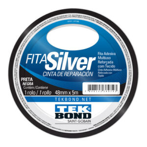 Silver Tape Preta Tekbond