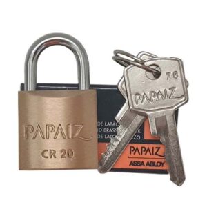 CADEADO LATÃO 20MM - PAPAIZ