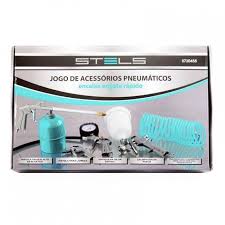 KIT ACESSÓRIOS PNEUMÁTICOS COM 5 PEÇAS