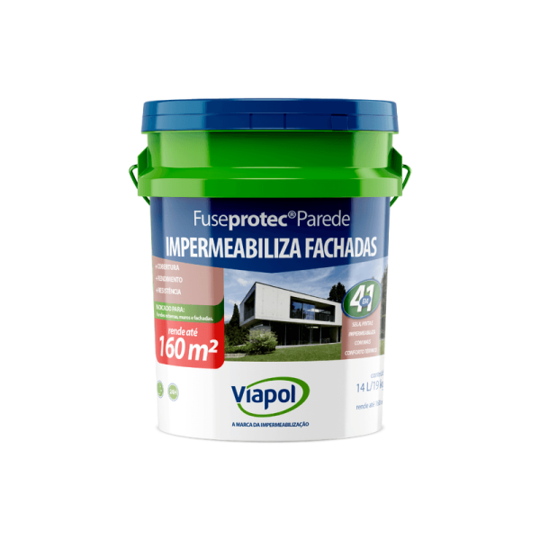 Impermeabiliza Fachadas Fuseprotec®Parede 14L e 3,6L-VIAPOL - Image 3