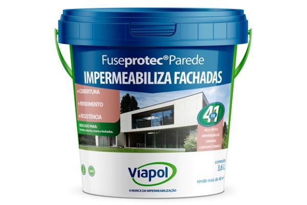 Impermeabiliza Fachadas Fuseprotec®Parede 14L e 3,6L-VIAPOL - Image 2