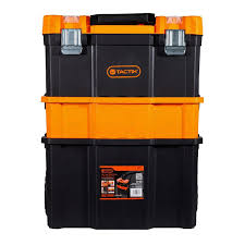 CAIXA DE FERRAMENTAS MODULAR 3X1 COM RODAS - TACTIX